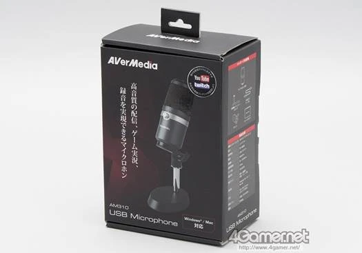 AVerMedia USBマイクロホン AM310 [ゲーム実況/ライブ動画配信 高音質の配信/録音に向いているコンデンサーマイクロホン 単一指向性マイク] SP75 n5ksbvb